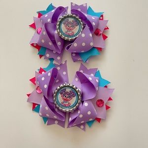Sesame Street Abby Cadabby Pigtail Hair Bow